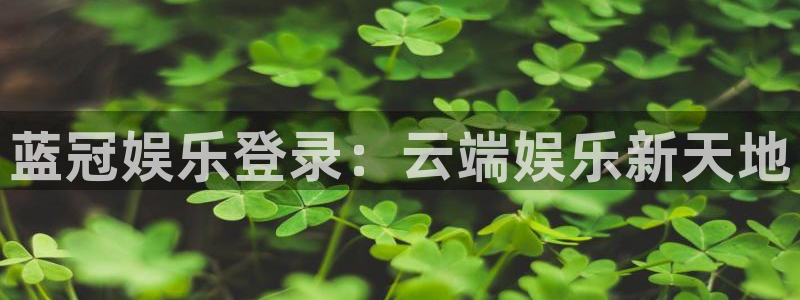 壹号电子娱乐app下载官网：蓝冠娱乐登录：云端娱乐新天地