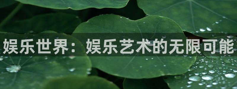 永利皇官官方app下载安装：娱乐世界：娱乐艺术的无限可能