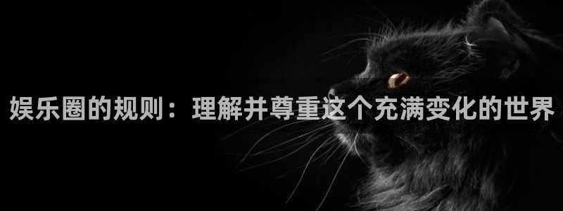 永利皇官下载入口：娱乐圈的规则：理解并尊重这个充满变化的世界